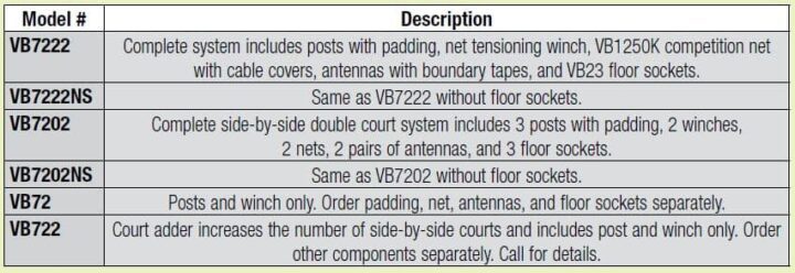 CarbonLite Composite Volleyball System without Padding - Image 4