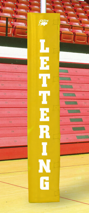 Volleyball Post Padding with 4-Sided Lettering