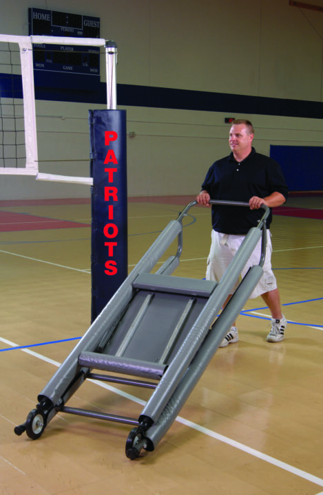 Folding Padded Volleyball Officials Platform with Padding - Image 2